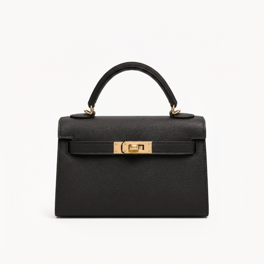 Audrey genuine leather structured handbag Eleia Stone Australia