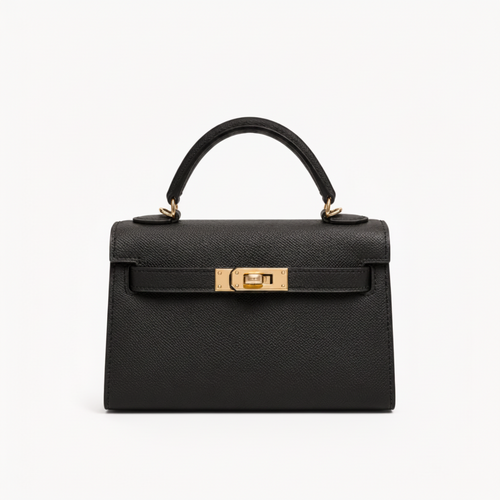 Audrey genuine leather structured handbag Eleia Stone Australia