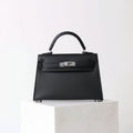 Cescille structured togo leather handbag professional women Eleia Stone Australia