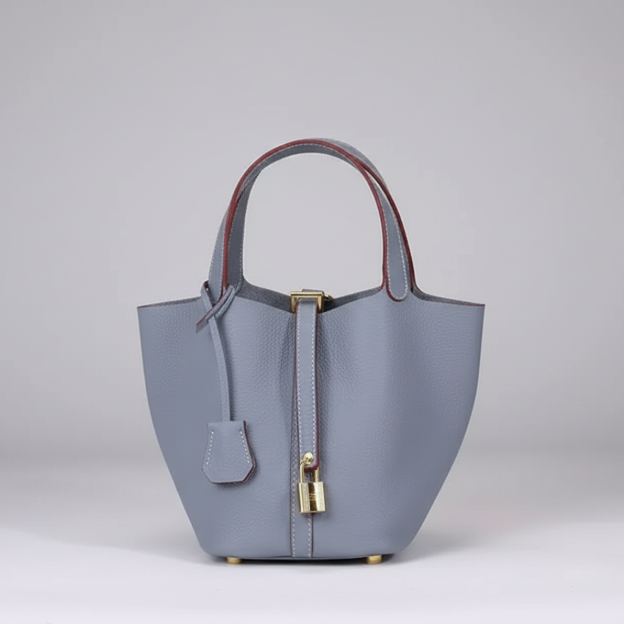 Eloise genuine leather structured handbag Eleia Stone Australia